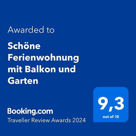 Schoene Ferienwohnung Mit Balkon Und Garten Nonnweiler Екстер'єр фото